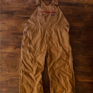 XL Dickies Genuine Overalls Brown Fabric 100% cotton